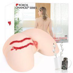 Мастурбатор Kokos 005 Jenny ONAHOLE Real Hips 2WayPlus с вибрацией и массажем SX3242 фото