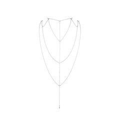 Ланцюжок для спини Bijoux Indiscrets Magnifique Back and Cleavage Chain - Silver, прикраса для тіла SO2655 фото