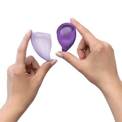 Набор менструальных чаш Fun Factory FUN CUP EXPLORE KIT, 2 шт, Multicolored Violet, объемы 20 и 30 мл SX3680 фото