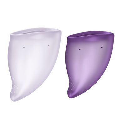 Набор менструальных чаш Fun Factory FUN CUP EXPLORE KIT, 2 шт, Multicolored Violet, объемы 20 и 30 мл SX3680 фото