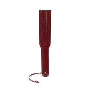 Двусторонний паддл Liebe Seele Wine Red Spanking Paddle, натуральная кожа SO9456 фото