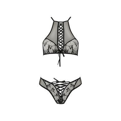 Эротический комплект Passion AZALIA SET XXL/XXXL, black SO4140 фото