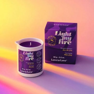 БДСМ-свічка низькотемпературна Love To Love LIGHT MY FIRE - WAX PLAY 65 г SX4824 фото