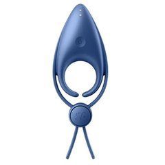 Ерекційне віброкільце-ласо з регулюванням розміру Satisfyer Sniper Blue SO6080 фото