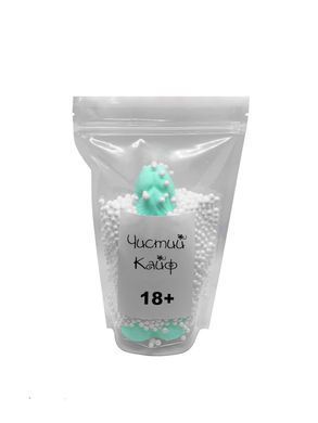 Мило у формі пеніса Чистий Кайф Turquoise size L, крафтове мило-член, натуральне SO2646 фото