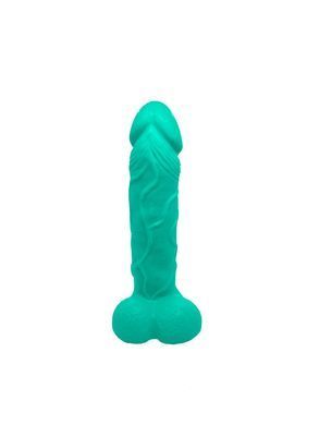 Мило у формі пеніса Чистий Кайф Turquoise size L, крафтове мило-член, натуральне SO2646 фото