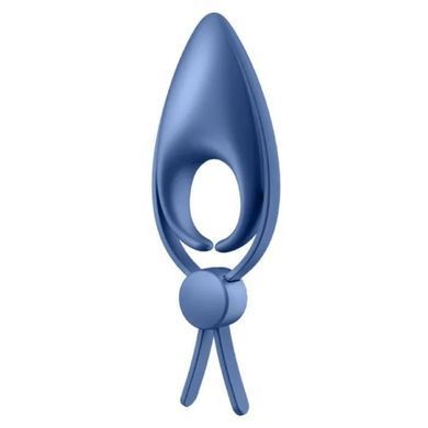 Ерекційне віброкільце-ласо з регулюванням розміру Satisfyer Sniper Blue SO6080 фото