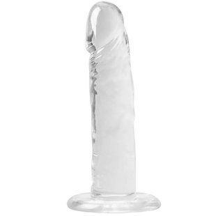 Прозрачный фаллоимитатор и насадка для страпона Alive Jelly Dildo Speedy, ТПЕ, длина 17,8 см SO3979 фото