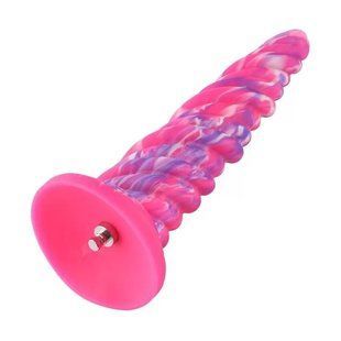 Фаллоимитатор для секс-машин Hismith Awl Shape Silicone Dildo Monster Series, крепление KlicLok SO9965 фото