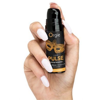 Смоктайзер для клітора Orgie Liquid Pulse 15 мл, вкус Ice Caramel, гель з ефектом посмоктування SX4814 фото
