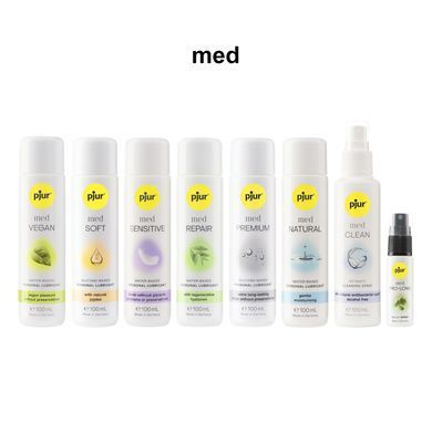 Очищувальний спрей pjur med Clean Spray 100 мл, для ніжної шкіри та іграшок, антибактеріальний PJ10440 фото
