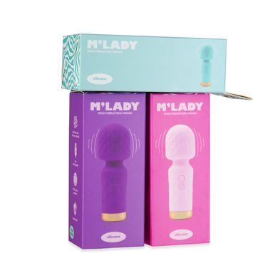 Вібромасажер M&rsquo;Lady Mini Vibrating Wand Purple SX3144 фото