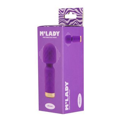 Вібромасажер M&rsquo;Lady Mini Vibrating Wand Purple SX3144 фото