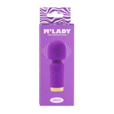 Вібромасажер M&rsquo;Lady Mini Vibrating Wand Purple SX3144 фото