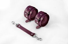 Наручники Feral Feelings - Hand Restraints Burgundy, натуральная кожа SO8257 фото