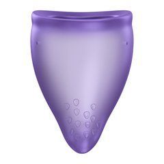 Менструальна чаша Fun Factory FUN CUP SIZE A Black Currant, багаторазова, діаметр 4 см, об&rsquo;єм 20 мл SX3683 фото