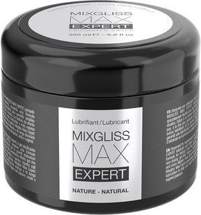 Густа змазка для фістингу та анального сексу MixGliss MAX Expert Nature (250 мл) на водній основі SO2736 фото