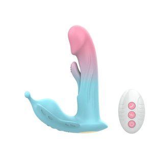 Вибратор Loviss Becky Trigger Panty Vibrator, носимый, вибрация + манящее движение, пульт ДУ SX3991 фото