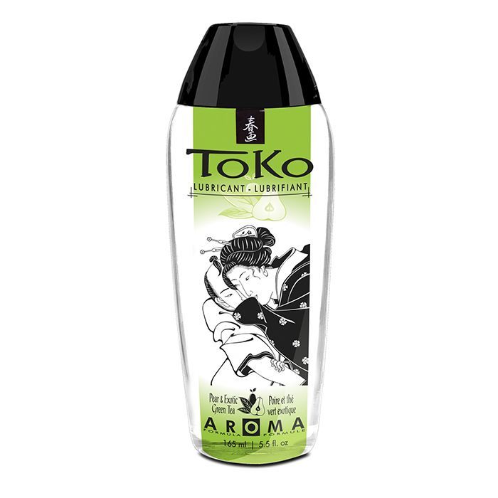 Лубрикант на водній основі Shunga Toko AROMA – Pear & Exotic Green Tea (165 мл), не містить цукру