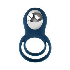 Эрекционное кольцо Boners Vibrating Double Cock Ring SX3906 фото