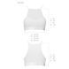 Спортивний топ з прозорою вставкою Passion PS006 TOP L, white SO4243 фото 5