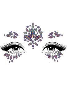 Стразы-украшения для лица Leg Avenue Verity face jewels sticker, наклейки SO9180 фото