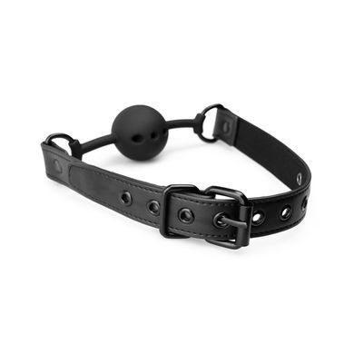 Повітропроникний кляп Bedroom Fantasies: Breathable Silicone Ball Gag, чорний SO8816 фото
