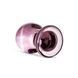 Рожева анальна пробка зі скла Gildo Pink Glass Buttplug No. 27 SO4421 фото 2