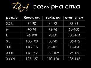 Лаковане боді з сіткою D&A Зухвала Стелла L, червоне, блискавка на все тіло SO7515 фото