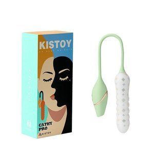 Пульсатор с вакуумным стимулятором KISTOY Cathy Pro на гибкой сцепке, подключение к смартфону SO8714 фото