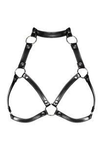 Портупея на грудь Obsessive A740 harness black O/S, искусственная кожа SO7853 фото