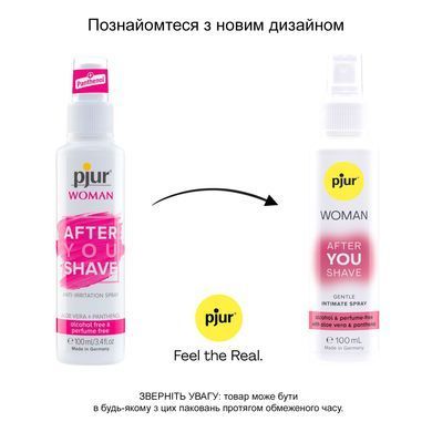 Спрей після гоління pjur Woman After you shave 100 мл, з алое вера та пантенолом, не сушить шкіру PJ13300 фото