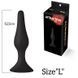 Анальная пробка на присоске MAI Attraction Toys №34 Black, длина 12,5см, диаметр 3,2см SO5010 фото 3