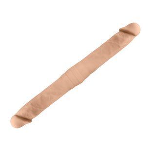 Двусторонний фаллоимитатор SilexD Billy-Joe Double Dong Flesh M, гибкий, термореактивный SX0593 фото