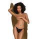 Трусики-сліпи Penthouse Too Hot To Be Real L/XL Black, мереживо, регульована посадка SO6512 фото 1