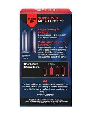 Презервативы MyONE Super Wide 10 шт, картонная коробка SX1254 фото