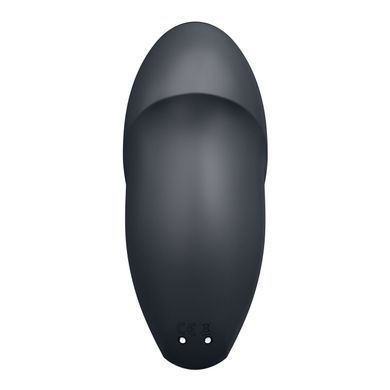 Вибростимулятор-пульсатор Satisfyer Tap & Climax 1 Grey, эффект постукивания пальцем, 2 мотора SX0567 фото