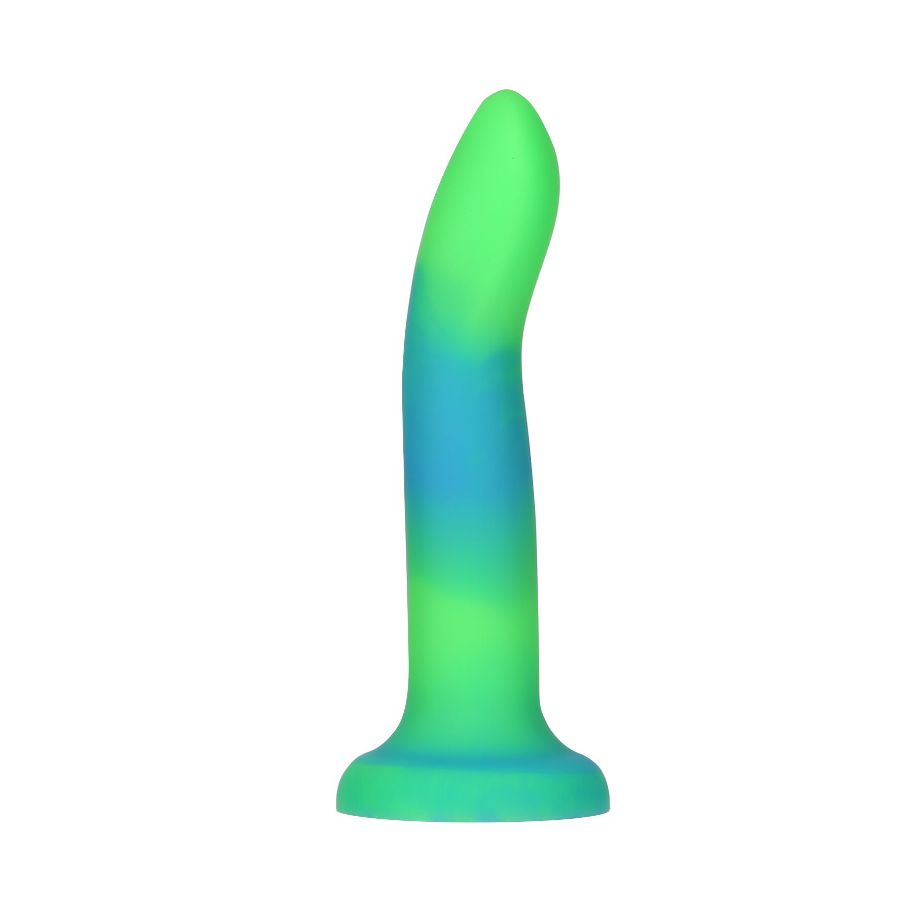 Фалоімітатор, що світиться в темряві, ADDICTION Rave 8″ Glow in the Dark Dildo Blue Purple, 20,3 см