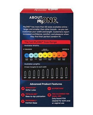 Презервативы MyONE Super Wide & Long 10 шт, картонная коробка SX1255 фото