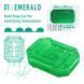 Унисекс-стимулятор Tenga UNI Emerald, зеленый, с геометрическим рельефом, лубрикант в комплекте SO9805 фото 2