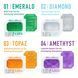Унисекс-стимулятор Tenga UNI Emerald, зеленый, с геометрическим рельефом, лубрикант в комплекте SO9805 фото 5