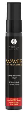 Спрей для усиления слюноотделения Shunga Waves of Pleasure Strawberry Sparkling Wine SX3264 фото