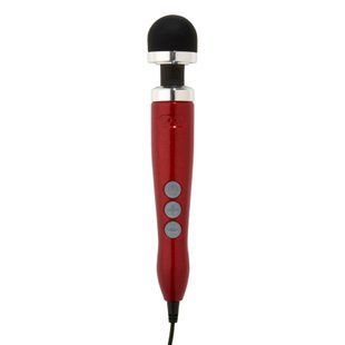 Вибромассажер DOXY Die Cast 3 Candy Red, очень мощный, питание 220В, металлический корпус SO2603 фото