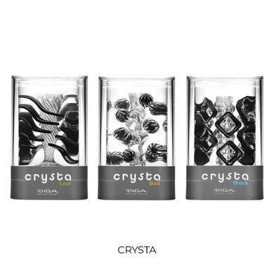 Мастурбатор TENGA Crysta Ball, уникальный рельеф, стимулирующие плотные шарики, прозрачный материал SO3813 фото