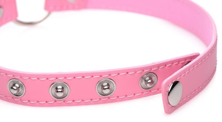 Чокер Master Series Kinky Kitty Ring Slim Choker - Pink SX1185 фото