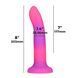 Фалоімітатор, що світиться в темряві, ADDICTION Rave 8&Prime;, Glow in the Dark Dildo Pink Purple, 20,3 см SO6850 фото 4