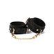 Наручники Liebe Seele Boudoir Amor Wrist Cuffs Black, з&rsquo;єднувальний ланцюжок на карабінах SX1669 фото 1