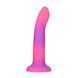 Фалоімітатор, що світиться в темряві, ADDICTION Rave 8&Prime;, Glow in the Dark Dildo Pink Purple, 20,3 см SO6850 фото 1