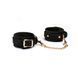 Наручники Liebe Seele Boudoir Amor Wrist Cuffs Black, з&rsquo;єднувальний ланцюжок на карабінах SX1669 фото 3