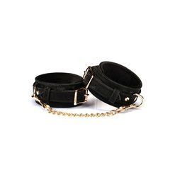 Поножи Liebe Seele Boudoir Amor Ankle Cuffs Black, съемная соединительная цепочка SX1670 фото